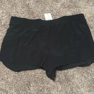 Aqua Green Black Swim Shorts